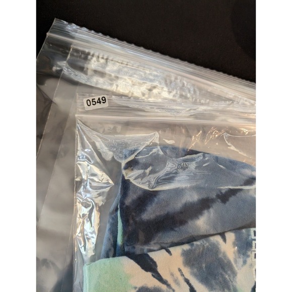 Vintage Six Flags Shirt Mens Large Blue Green White‎ Tie Dye Crew Gildan Heavy - Picture 9 of 9